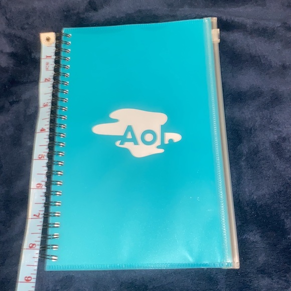 Y2K AOL Blue Notebook and Multicolor Game Pens - Picture 8 of 8